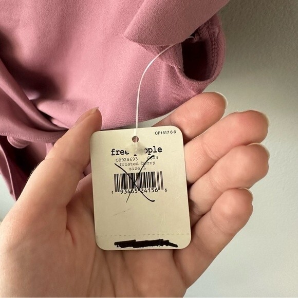 Free People Movement Streamline Ballet Wrap Bodysuit NWT Size Large - Picture 11 of 16